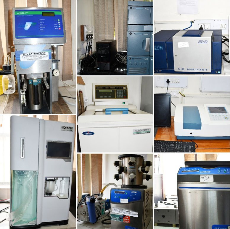 Instrument facilities in Biochemistry laboratory at IIMR, Ludhiana