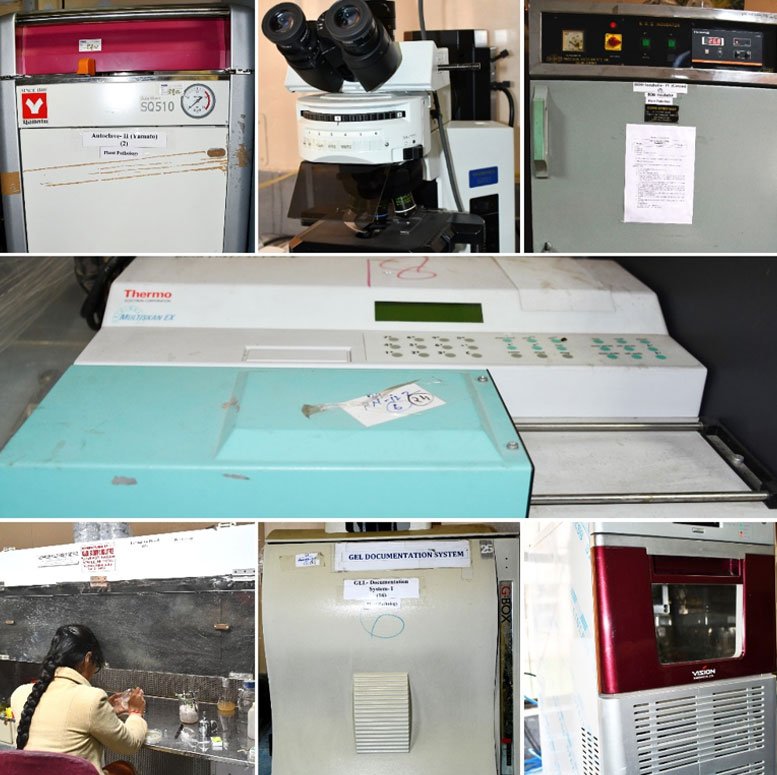 Instrument facilities in Pathology laboratory at IIMR, Ludhiana
