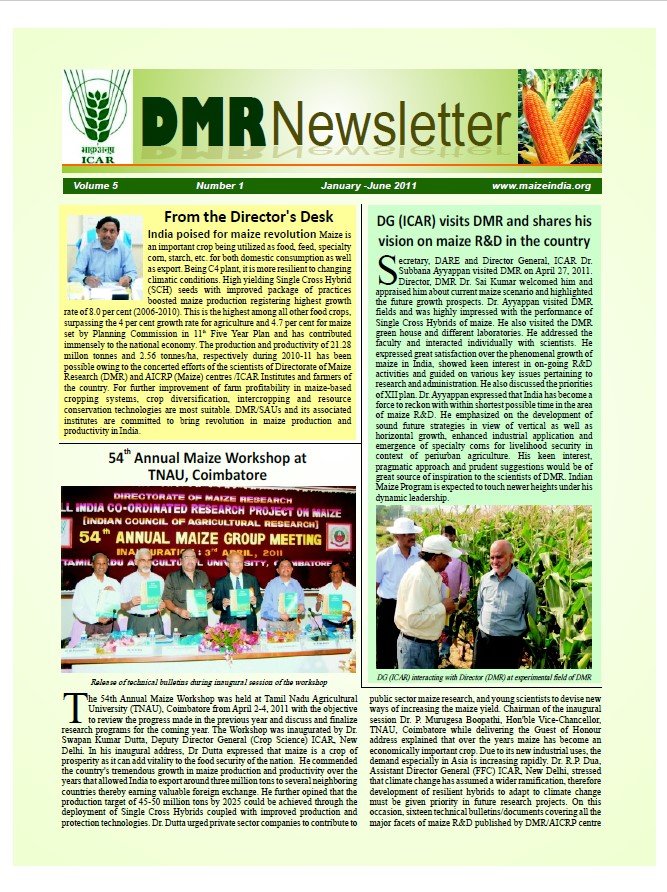 Newsletter Jan-June 2011