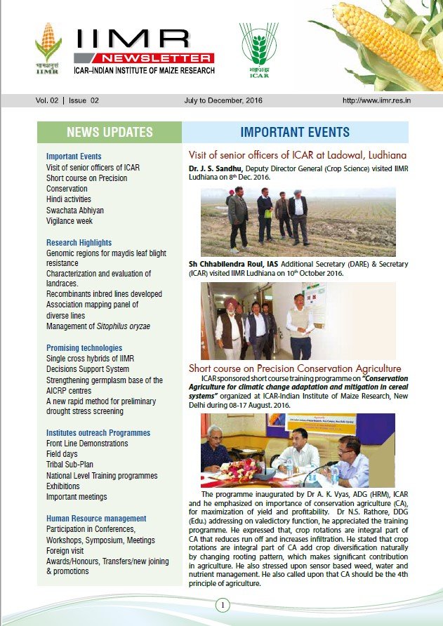 Newsletter Jul-Dec 2016