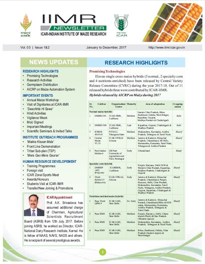 Newsletter Jan-Dec 2017