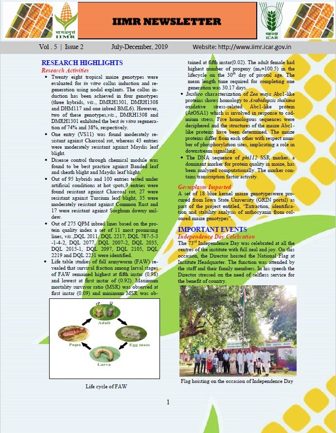 Newsletter Jul-Dec 2019