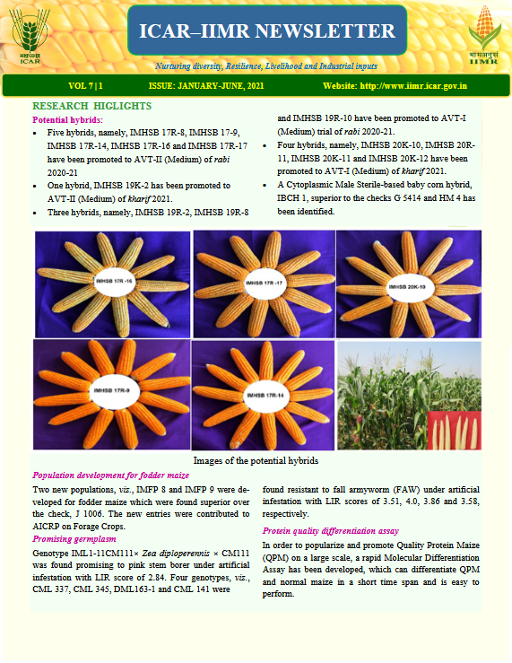 Newsletter Jan-June 2021